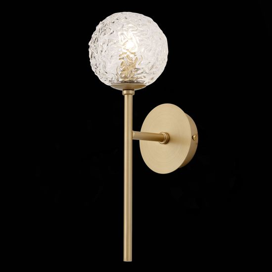 SL1152.201.01 Светильник настенный ST-Luce Золотистый/Прозрачный G9 LED 1*5W ARCOBALINO