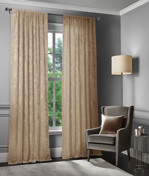 Шторы бархат Крэш (пудра)