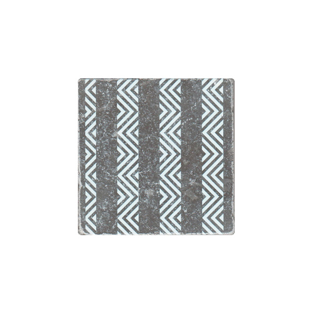 Декор BLACK MARBLE MOTIF №8 (Черный) 10X10