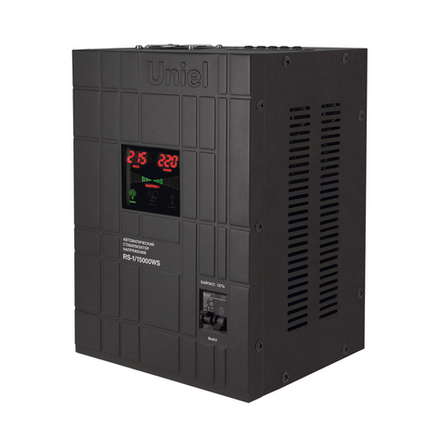 RS-1-15000WS Стабилизатор напряжения релейный однофазный настенный. с гальванической развязкой. 15000ВА. TM Uniel