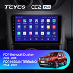 Teyes CC2 Plus 9" для Renault Duster 2010-2015