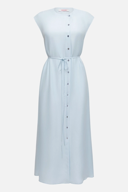 Платье-макси из купры