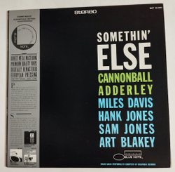 Винтажная виниловая пластинка LP Cannonball Adderley Somethin Else (France 1984) (Obi) (Poster)