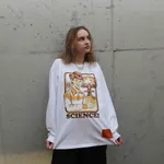 Лонгслив SR by Epic Merch Science Белый