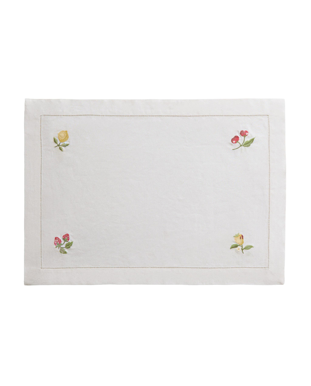 Zara Home сервировочная салфетка из смесовой ткани, вышивка, 50 35 см · 2216/023