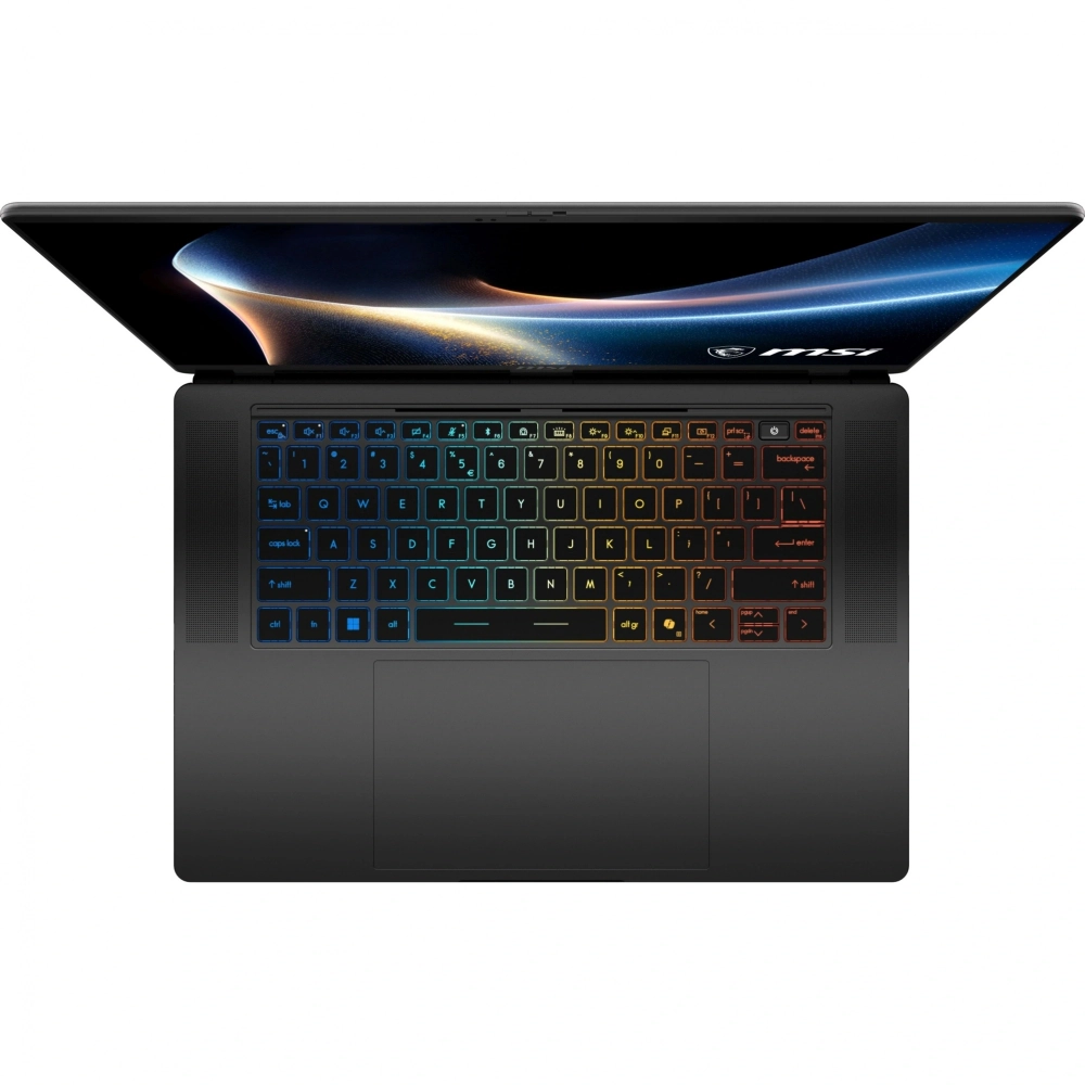 Ноутбук MSI Stealth 16 AI+ B3WH-013RU Core Ultra 9 386H 32Gb SSD1Tb NVIDIA GeForce RTX5070Ti 12Gb 16" OLED QHD+ (2560x1600) Windows 11 Home black WiFi BT Cam (9S7-263111-013)