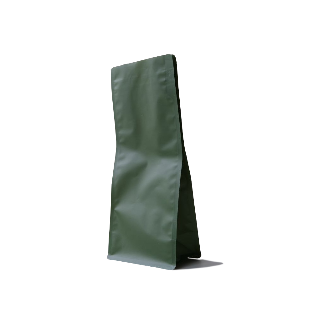 Пакет для кофе 1 кг (Квадропак — тёмно-зелёный)