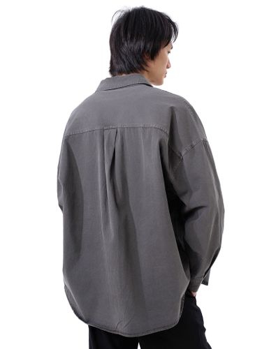 Плотная хлопковая рубашка The Puh графитового цвета