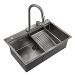 Мойка для кухни Milacio Denia 75 Steel MC.77429 сталь воронёная