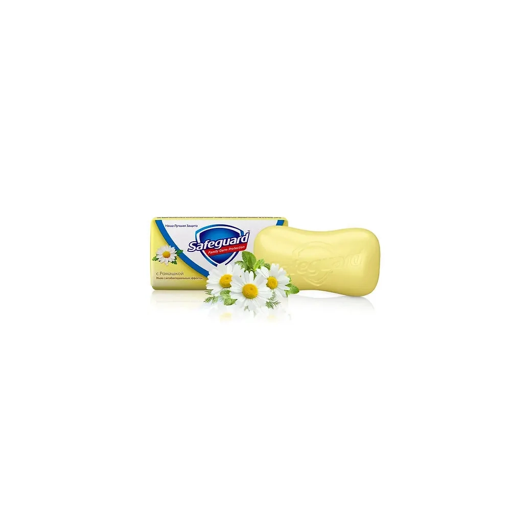 SAFEGUARD Мыло туалетное 90г Ромашка