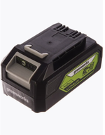 Аккумулятор GreenWorks G24B4, Li-Ion, слайдер, 24В, 4Ач, 1 шт