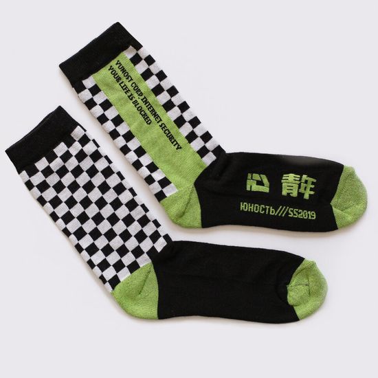 Носки ЮНОСТЬ™ Blocked Life Черный, M/L 41-45