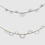 Светильник подвесной Crystal Lux BOSQUE SP7 L3000 GREY/TRANSPARENT