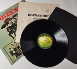 Винтажная виниловая пластинка LP The Beatles No. 5 (Japan 1973) (No Obi) Ask Me Why