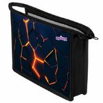 Папка для тетрадей 1 отделение А4 на молнии Юнландия Volcano split, пластик