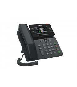 Fanvil V63 Enterprise Phone, 6-Party Local Conference, HD voice, 6 SIP lines, 2.7-inch (192x64) graphical LCD, Opus+IPV6, 15 DSS keys, PSU