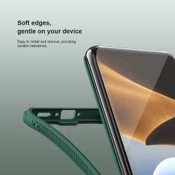 Чехол усиленный зеленого цвета (Deep Green) от Nillkin для OPPO Find X7 Ultra, серия Super Frosted Shield Pro