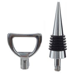 GAEM Набор: пробка для бутылки и декор для бокалов, L9 W3,5 H14 см