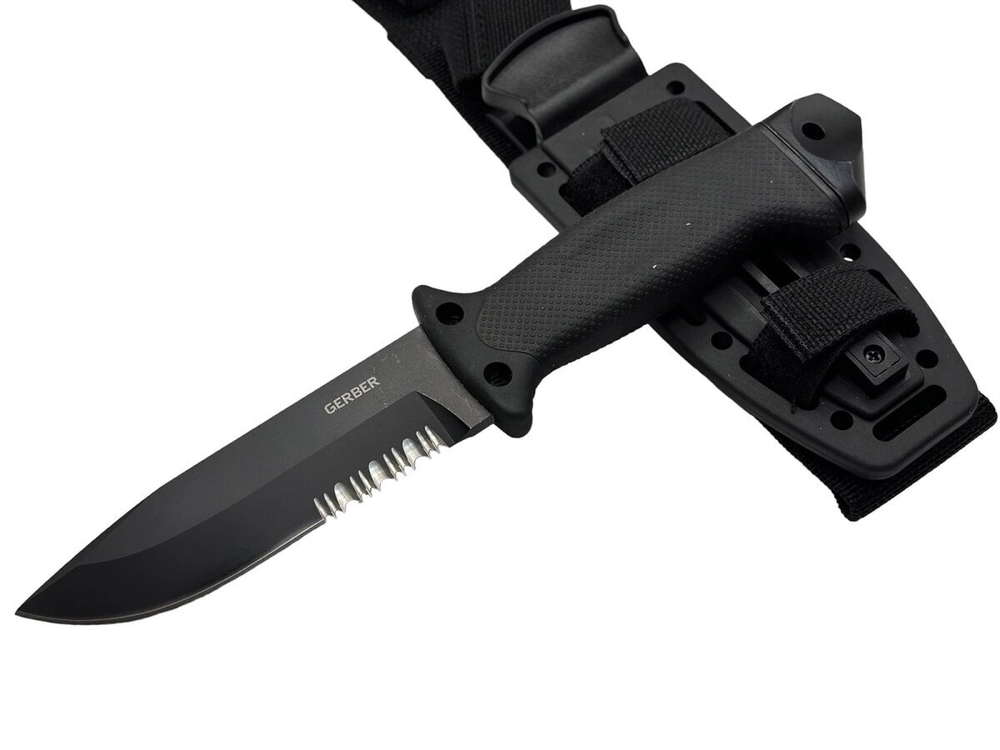 Тактический нож Gerber LMF II Infantry с серрейтором (Черный)