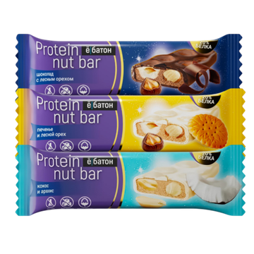 Ёбатон «Protein nut bar» 40g , Протеиновый батончик