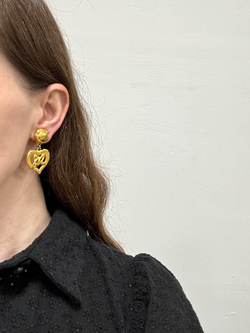 Клипсы с подвесками в виде сердец Sonia Rykiel