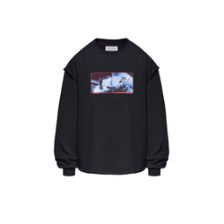 Лонгслив Called a Garment Pressure Double Layer "Black"