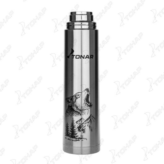 Термос (HS.TM-051-W) 1200ML Волк TONAR