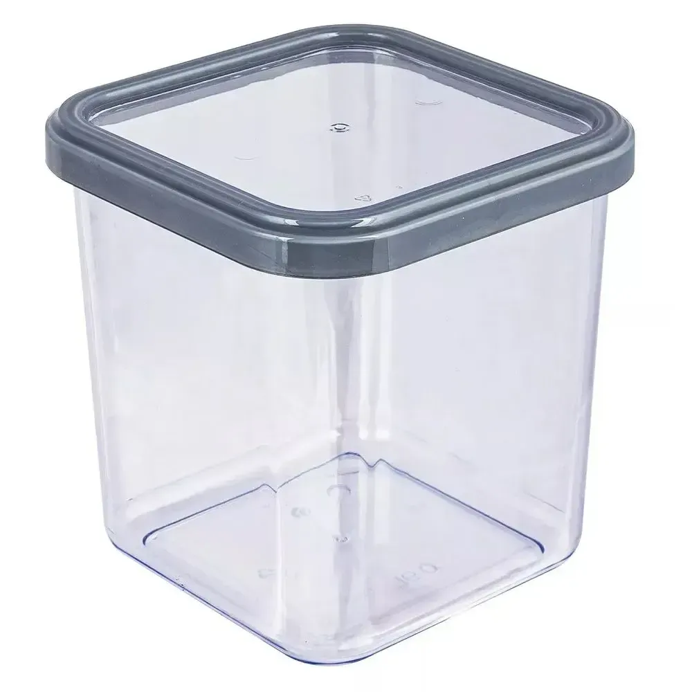 Банка для сыпучих продуктов Cubbo Scandi 0,9л, Серый