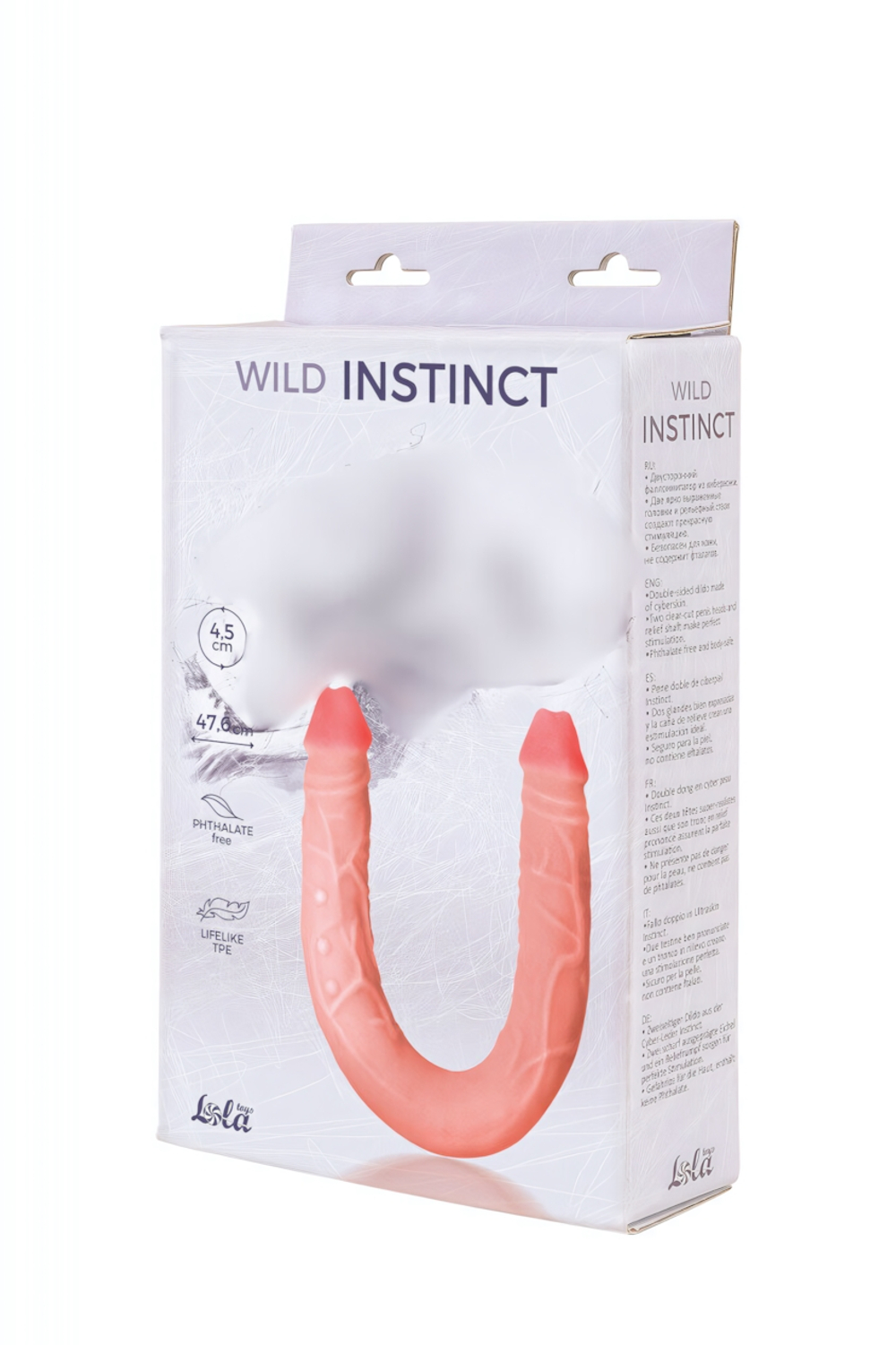 Двусторонний фаллоимитатор Wild Instinct 5570-04Lola