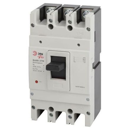 Выключатель автоматический 3п 315А 35кА ВА88-37М PRO SVA40-3-0315-E Эра Б0051942