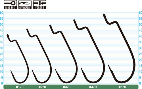 Крючок Owner 5102 RD №2/0