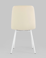 Стул Oliver экокожа белый белые ножки 2 шт