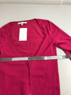 Кардиган Bershka ягодного оттенка 46 размер