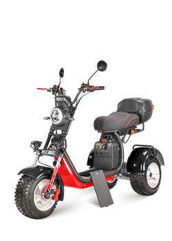 Электроскутер WHITE SIBERIA IKRA 5000W Black