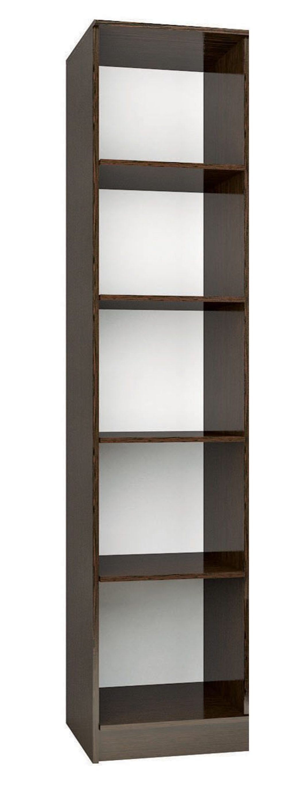 Пенал Лагуна 40 см, венге/дуб молочный