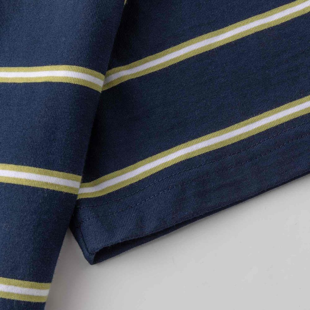 Футболка Ymkashix Nineties серо-синий / бежевый