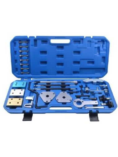 Набор фиксаторов для обслуживания двигателей Fiat 26пр.(1.2, 1.4, 1.6, 1.8 16V, 1.9D/TD, 1.9JTD, 2.4TD/JTD), в кейсе RockForce##Rock FORCE RF-934G1