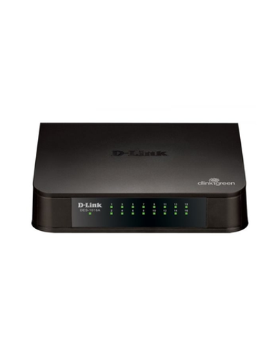 D-Link Unmanaged Switch 16x100Base-TX, plastic case