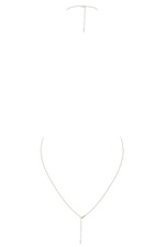 Золотистое украшение на тело с переплетением