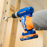 Шуруповерт аккумуляторный ударный WADFOW WCDP522 20 В 35 Нм