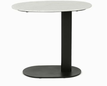 Кофейный стол Jaspire 50х30 керамика и сталь