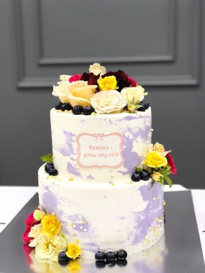 2-ярусный торт для учителей, юбелеи, свадьбы, выпускные
