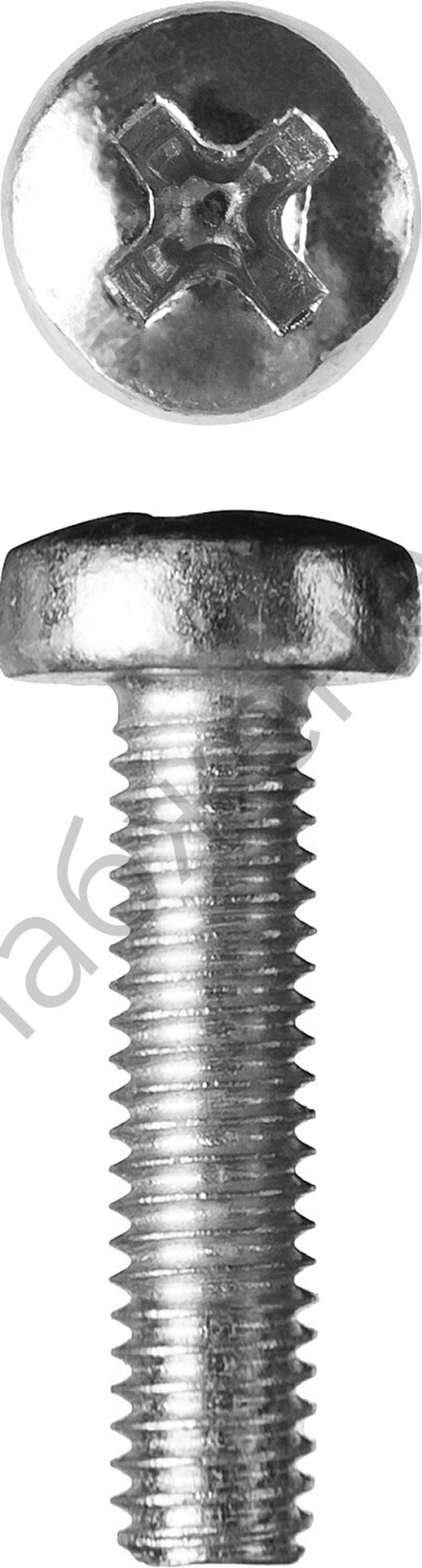 ЗУБР DIN 7985 кл. пр. 4.8, M3 х 16 мм, винт с полусферической головкой, цинк, 5 кг (303150-03-016)