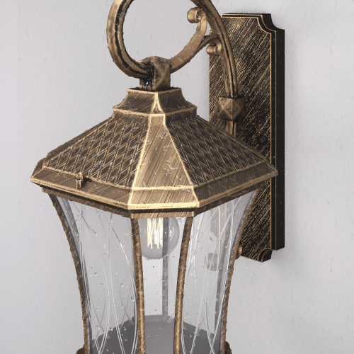 Virgo D черное золото уличный настенный светильник GLXT-1450D