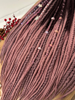 Фактурные войлочные дреды + косы из войлока