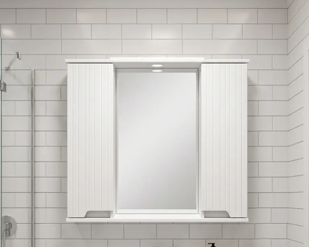 Зеркало шкаф Асти 80