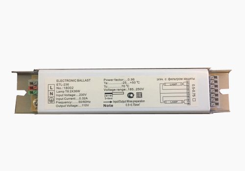 Электронный балласт ЭПРА 2х36Вт ETL-2х36 Т8/G13