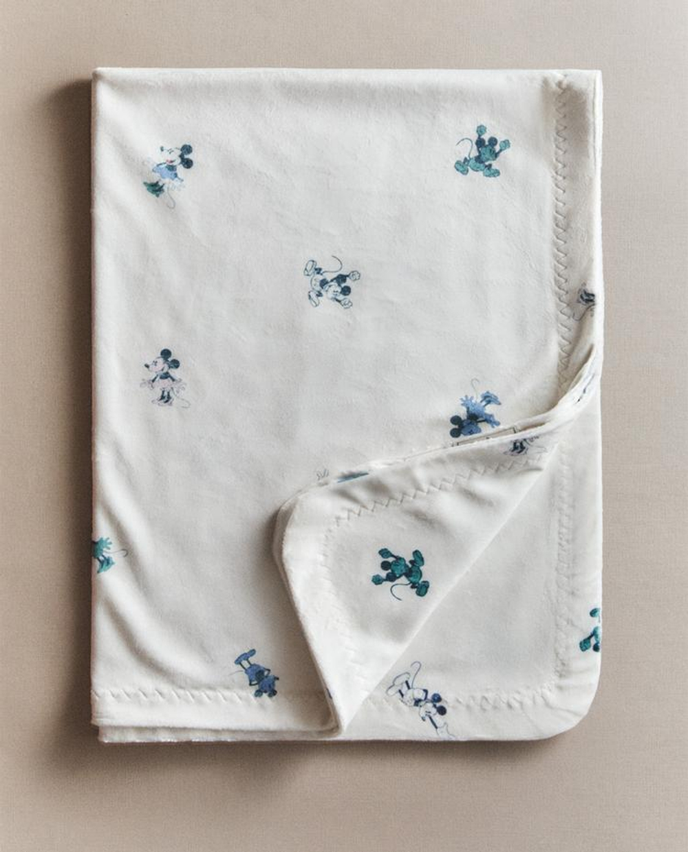 ZARA HOME ДЕТСКИЙ ПЛЕД МИККИ И МИННИ ©DISNEY, РАЗНОЦВЕТНЫЙ