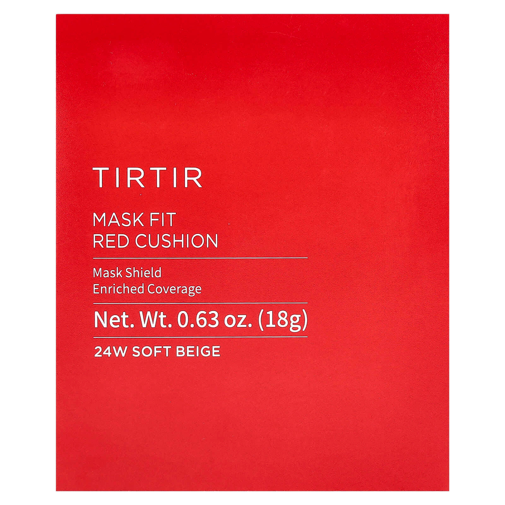 TIRTIR, Mask Fit Red Cushion, мягкий бежевый, 24 Вт, 18 г (0,63 унции)