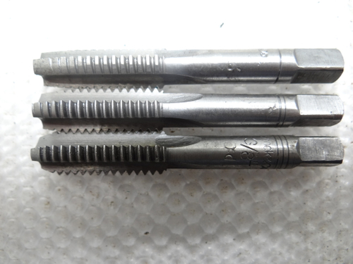 Метчик 3/8" х 13 ниток (к-т из 3-х шт) импорт